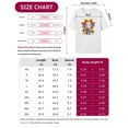 thumbnail image 7 of T Shirts for Women Short Sleeve Cotton Crewneck T-Shirt, Multicolor Elephant Sunflower Tee Tops Casual Basic T-Shirts, XS-5XL White XS, 7 of 7