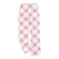 thumbnail image 5 of Pincandy Womens Plaid Fluffy Pajama Pants Fuzzy Fleece Cozy Lounge Pants with Pockets Winter Warm Pj Bottoms, 5 of 5