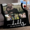 thumbnail image 6 of Custom Blankets with Photos, Personalized Picture Throw Blanket, Music Song Style Wedding Anniversary Birthday Customized Gifts for Couples Boyfriend Girlfriend Sister, 6 of 6