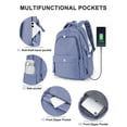 thumbnail image 3 of Mochila Winspansy Simple, bonita, impermeable para mujeres y hombres, 3 of 8