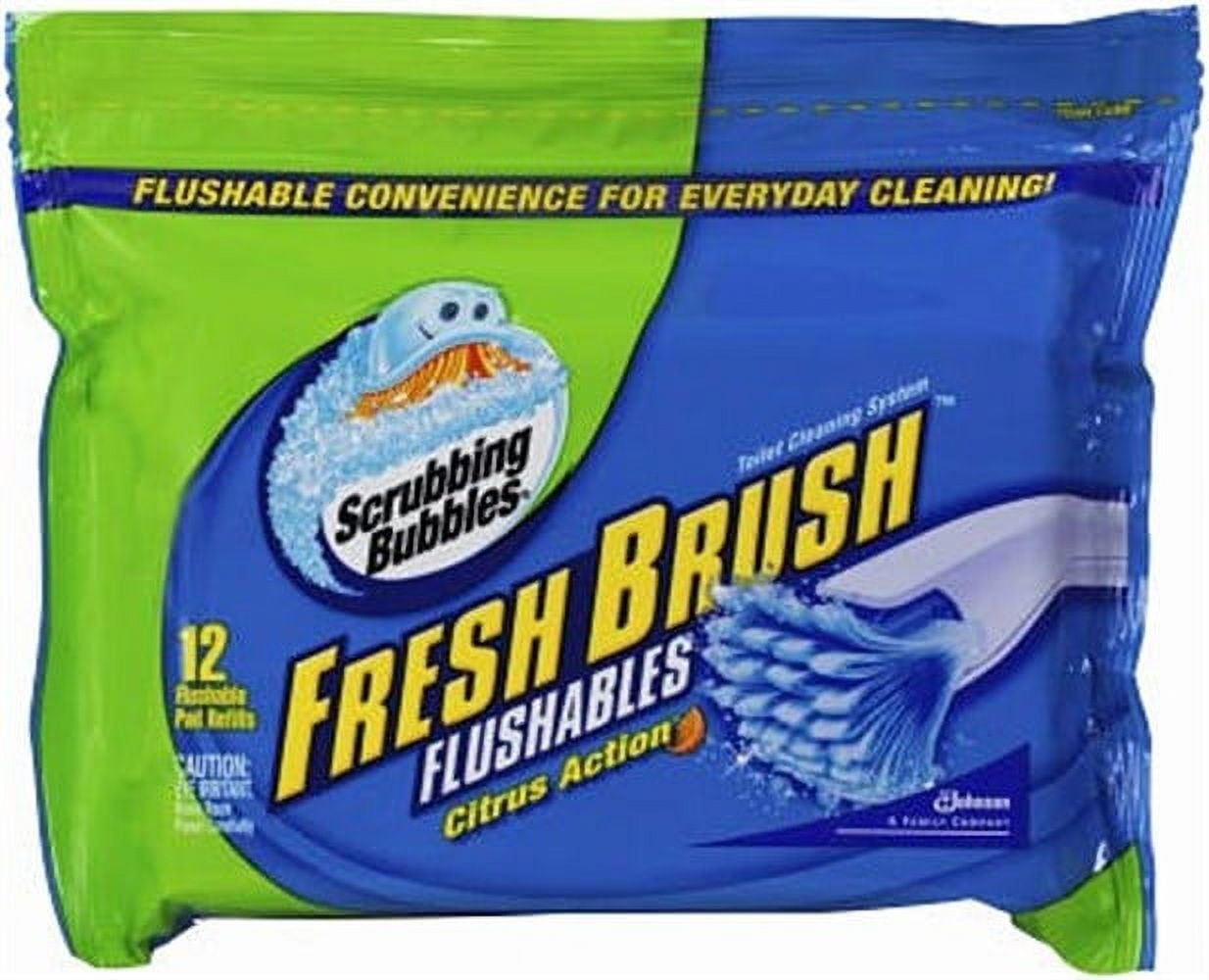 Scrubbing Bubbles Fresh Brush Toilet Cleaning System Refill - Citrus Scent  - 20ct : Target