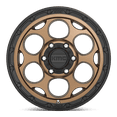 thumbnail image 3 of KMC Aluminum Rim KM541 DIRTY HARRY 17X8.5in Matte Bronze with Black Lip Finish, KM54178563600, 3 of 3