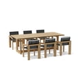 thumbnail image 4 of Anderson Teak Bahama Sahara 9-Pieces 87" Oval Dining Set.-Size:87", 4 of 7