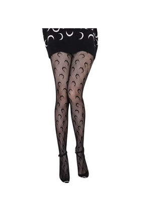 Tights for Tall Women Women Sexy Pattern Tights Fishnet Ribbon Floral Print  Pantyhose Stockings Seggings Size（without at  Women's Clothing store