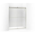 thumbnail image 2 of Kohler K-706015-D3-MX Sliding Shower Door Towel Bar & 1/4" Frosted Glass Nickel, 2 of 5