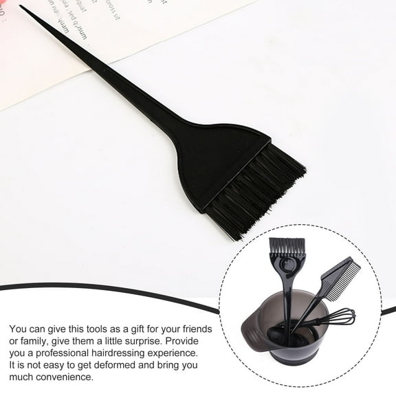 LEORX 8Pcs Professional Salon Hair Dye Kit with PP and Nylon for Styling Women Men