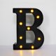 thumbnail image 3 of Letras de 22 cm con luz LED, letras del alfabeto negras, números, luz de noche, letras de Navidad para el hogar, suministros para fiestas de cumpleaños, decoración, 3 of 5