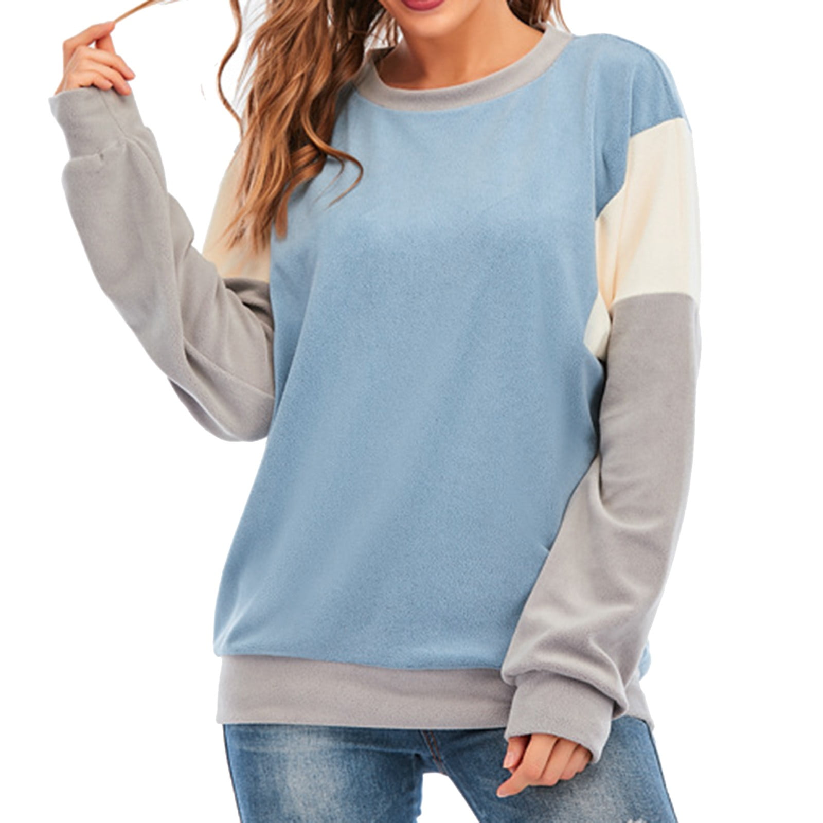 fvwitlyh Sweatshirts for Women Women's Brushed Tech Stretch Popover Hoodie  - Walmart.com