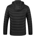 thumbnail image 4 of Heated Hooded Jacket Usb Rechargeable Windproof For Men Women, 4 of 5