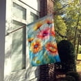 thumbnail image 4 of Gerbera Daisies in Watercolor House Flag 28 in x 40 in, 4 of 7