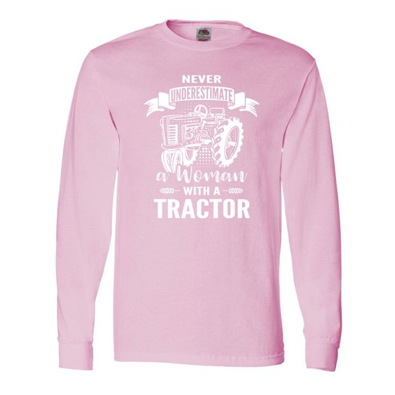 Inktastic Tractor Woman Long Sleeve T-Shirt