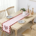 thumbnail image 7 of 2 PCS 69.29in Tablecloths Rectangular Valentines Day Decorations, Tablecloth Runner Waterproof TV Cabinet Cover Coffee Long Tablecloth for Dining Tables, Buffet Parties and Camping, 7 of 7
