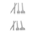 thumbnail image 1 of Juego de 2 Pares Perforadora de Cuero de Acero Inoxidable Sunnimix para Artesanía Perforaciones de bricolaje, 1 of 8