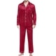 thumbnail image 1 of Conjuntos de pijama Prolriy para mujer, pijamas casuales de 2 piezas para hombre, blusa de manga larga con botones, satén de seda, ropa de dormir de dos piezas, traje, pantalón, pijama, conjuntos de, 1 of 8