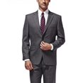 thumbnail image 1 of Haggar Men's J.m Premium Performance Stretch Stria 2-Button Suit Separate Coat, Dark Heather Grey, 42S, 1 of 2