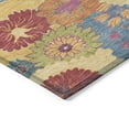 thumbnail image 3 of Addison Rugs Chantille Indoor/Outdoor Transitional Floral Blue Machine Washable Rectangle Rug, 3' x 5', 3 of 8