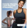 thumbnail image 6 of NeoHealth Adjustable, Flexible Back Support Belt for Lower Back Pain, Pink, 3XL, 6 of 9