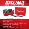thumbnail image 4 of Maxx Tools - 33 pc Security Bit Set with 2" Magnetic Extension Bit Holder, 4 of 5