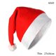 thumbnail image 3 of Gorros navideños de Papá Noel, gorro de felpa grueso y suave rojo para adultos y niños, adorno decorativo de Feliz Navidad, regalos de Navidad para el hogar, Año Nuevo, 3 of 5