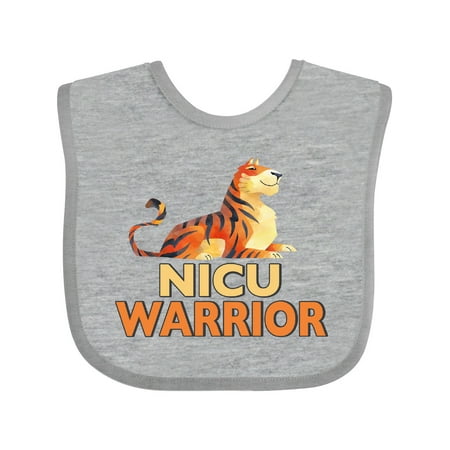 

Inktastic NICU Warrior Tiger Gift Baby Boy or Baby Girl Bib