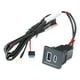 thumbnail image 2 of Cargador coche USB C con adaptador corriente carga para Multivan T5 2003-2015, 2 of 9