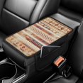 thumbnail image 2 of Chririnla Geometric Southwestern Pattern Car Armrest Cover with Side Storage Car Arm Rest Covers for Vehicle Interior, Comfortable Center Console Cushion Pad Sedan, 2 of 6