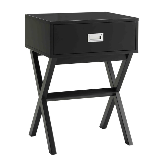 Pemberly Row Table d'Appoint, Fini Bois Noir