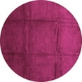 thumbnail image 1 of Ahgly Company Indoor Round Abstract Pink Contemporary Area Rugs, 4' Round, 1 of 4