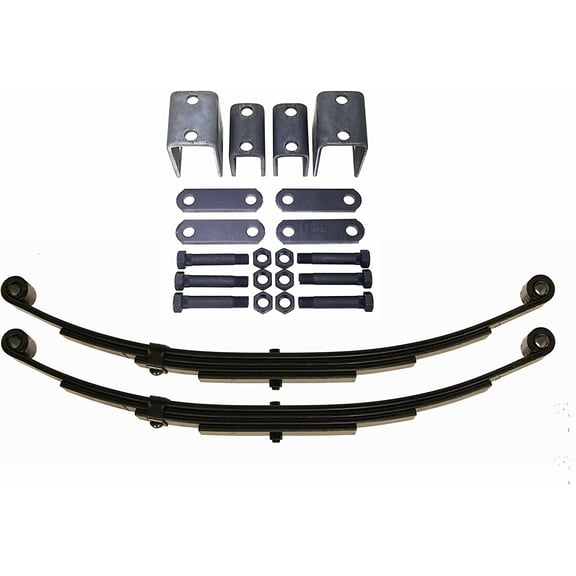 LIBRA 3500lb Single Trailer Axle Suspension Kit 1750lb Leaf Springs & Hanger Kit