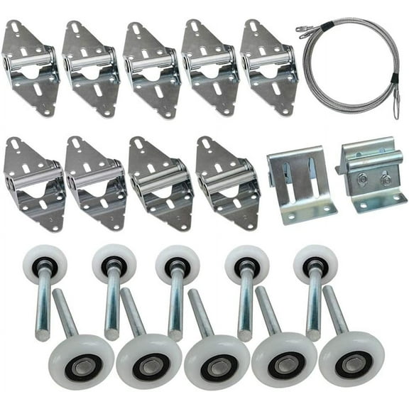 Surpass Garage Door Roller/Hinge/Top Bracket/Wire Rope (for 7' Height Doors)