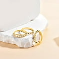 thumbnail image 3 of Stackable Gold Rings for Women Non Tarnish Dainty 14K Gold Plated 3PCS Knuckle Rings Set Cubic Zirconia Thumb Rings Trendy Statement Promise Wedding Bands Engagement Rings Size 6 7 8 9 10, 3 of 8