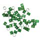 thumbnail image 1 of Phenovo 50pcs / Pack Del Pelo De La Trenza Del Manguito De Los Granos Dreadlock Pelo Ajustable Verde Sunnimix Perlas de trenzar el cabello, 1 of 8
