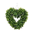 thumbnail image 2 of Valentine's Day Heart Wreath, Artificial Floral Heart Decor for Door, Wall, or Party, Home Celebration Decor, 2 of 5