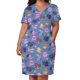 thumbnail image 3 of Happy axolotl - blue Loose Pocket Dress elegant guest wedding dress womans clothing, 3 of 7