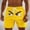 *2-Yellow, variant on VBVC No Boundarie Men's and Men's Plus Smiling face Swim Trunks,Drawstring Beach Shorts with Pockets,Purple,S-5XL