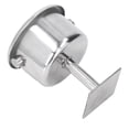 thumbnail image 1 of Stainless Steel Pool Lane Rope Anchor: Durable Rectangular Base Goblet-Shaped Fitting with Horizontal Steel Pipe for Secure Swim Lane Line Installation, 10.3x8.5CM Premium Pool Wall-Mounted Fixture, 1 of 6