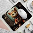 thumbnail image 2 of Cat Square 8.3x9.8 Inch Non-Slip Rubber Bottom Printed Desk Mat Gaming Mousepad Mouse Mat for Office and Gaming, 2 of 6