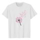 thumbnail image 2 of Mujeres Pantalones Cortos, Verano Ocio Impresión Cuello Redondo Camiseta de Manga Corta, Blusa de Moda Casual, 2 of 4
