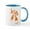 White/Blue Inside, variant on CafePress - Bumblebee Mugs - 11 oz Ceramic Mug - Novelty Coffee Tea Cup
