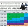 thumbnail image 2 of Vedolay Men's and Big Men's Outdoor Autumn Winter Hooded Windbreaker Clothes Black,4XL, 2 of 4