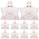 thumbnail image 1 of 10 cajas plegables con forma de almohada de conejo de dibujos animados en 3D para dulces, chocolates, fiestas, bodas, cumpleaños, baby shower y Pascua, 1 of 7