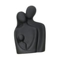 thumbnail image 3 of Escultura de pareja de cerámica, estatua artística de pareja abrazándose, figura para el Día de San Valentín Negro, 3 of 9