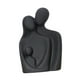 thumbnail image 3 of Figura cerámica de pareja que se abraza para la decoración del hogar y el hotel Negro, 3 of 8