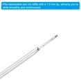 thumbnail image 4 of Uxcell 1mm Recarga de Tinta para Pluma, 12 Pcs Recarga de Boligrafo Punta Media Metal Compatible Reemplazo para Escritura, Negro, 4 of 6