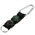 thumbnail image 1 of Eastbuy Military Compass - Hiking Backpacking Compass Multifunction Waterproof Mini Portable Thermometer Compass Key Ring, 1 of 8