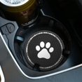 thumbnail image 4 of 2pcs Universal Car Cup Coaster,2.75 Inch Dog Paw Car Cup Holder Insert Mat Pad Set (b-2-v), 4 of 4