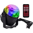 thumbnail image 1 of Disco Ball Lights Led Sound Activated DJ Strobe Club Lamp 6 Colors, 1 of 5