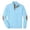 Sky Blue, variant on GrmtClth Cable Sweatshirts for Men Knit Sweater Casual Stand Collar Vintage Button Knitted Pullover with Elbow Patches Wine XL
