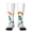 2 Black-2, variant on Happy Pride Gnome print thigh-high socks, crafted for both men and women with a stretchy, high-opaque design perfect for daily wear