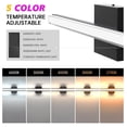 thumbnail image 2 of Drevy Bathroom Vanity Light Dimmable 12W 1020lm IP44 Over LED Mirror Lighting Bar Fixture 16Inch Indoor Wall Sconces Black 2700K/3000K/4000K/5000K/6000K, 2 of 8